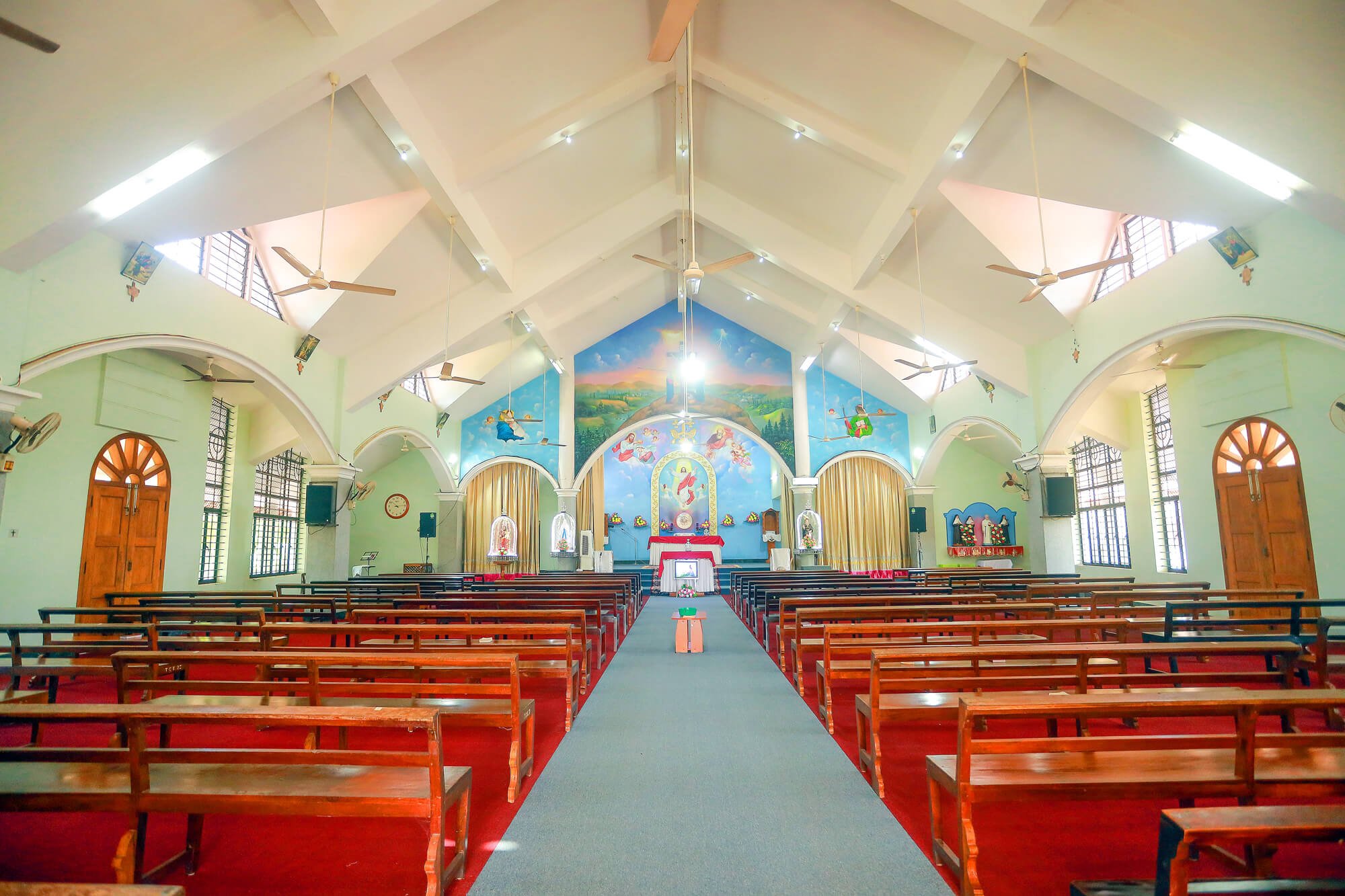 St Ephrem's Church Thamarakunnu Inside View